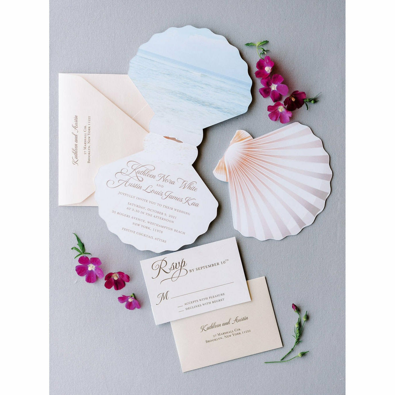 Beach wedding invitation 60 photos - Astyledwedding.com